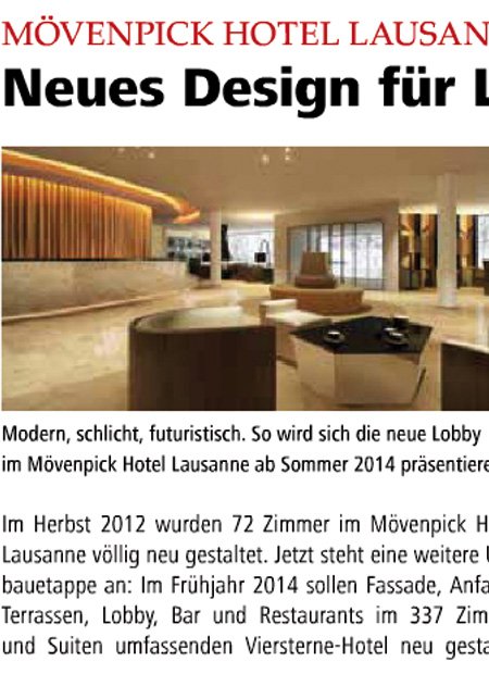 interior architect interior design hospitality retail: Hotelier Szene Dez 2013