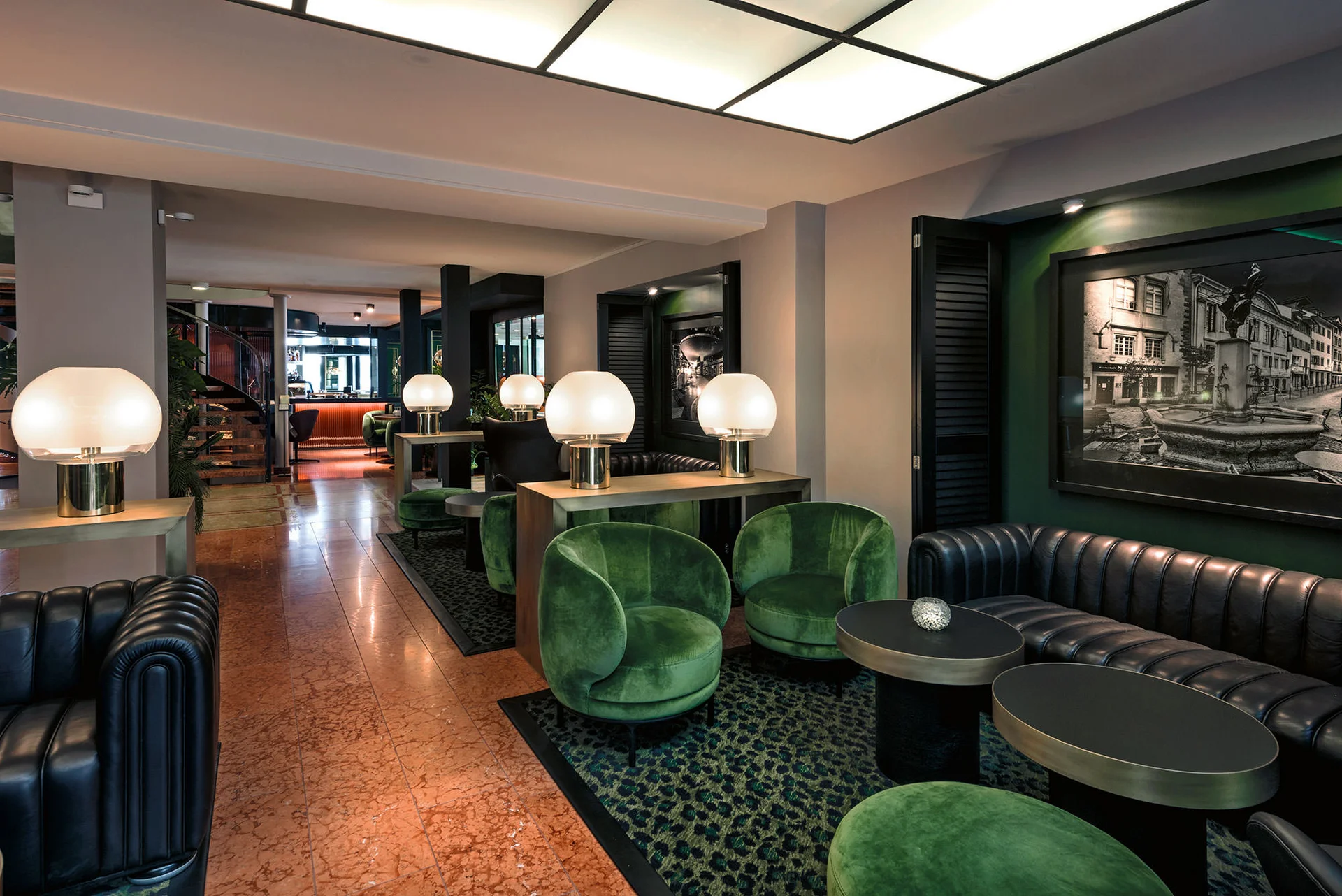 Restaurant, Bar und Lounge Hotel Central Plaza, Zurich