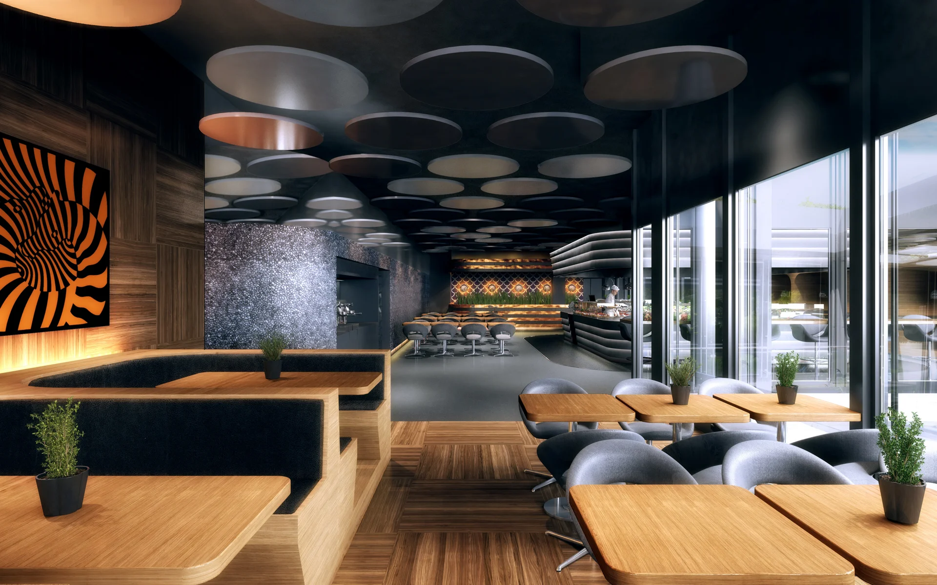 Credit Suisse canteen and event location 