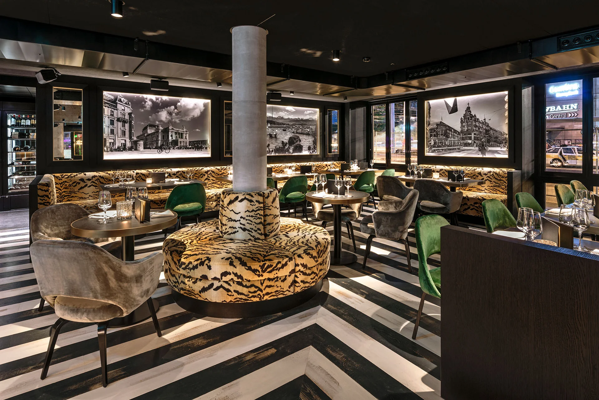 Restaurant, Bar und Lounge Hotel Central Plaza, Zurich