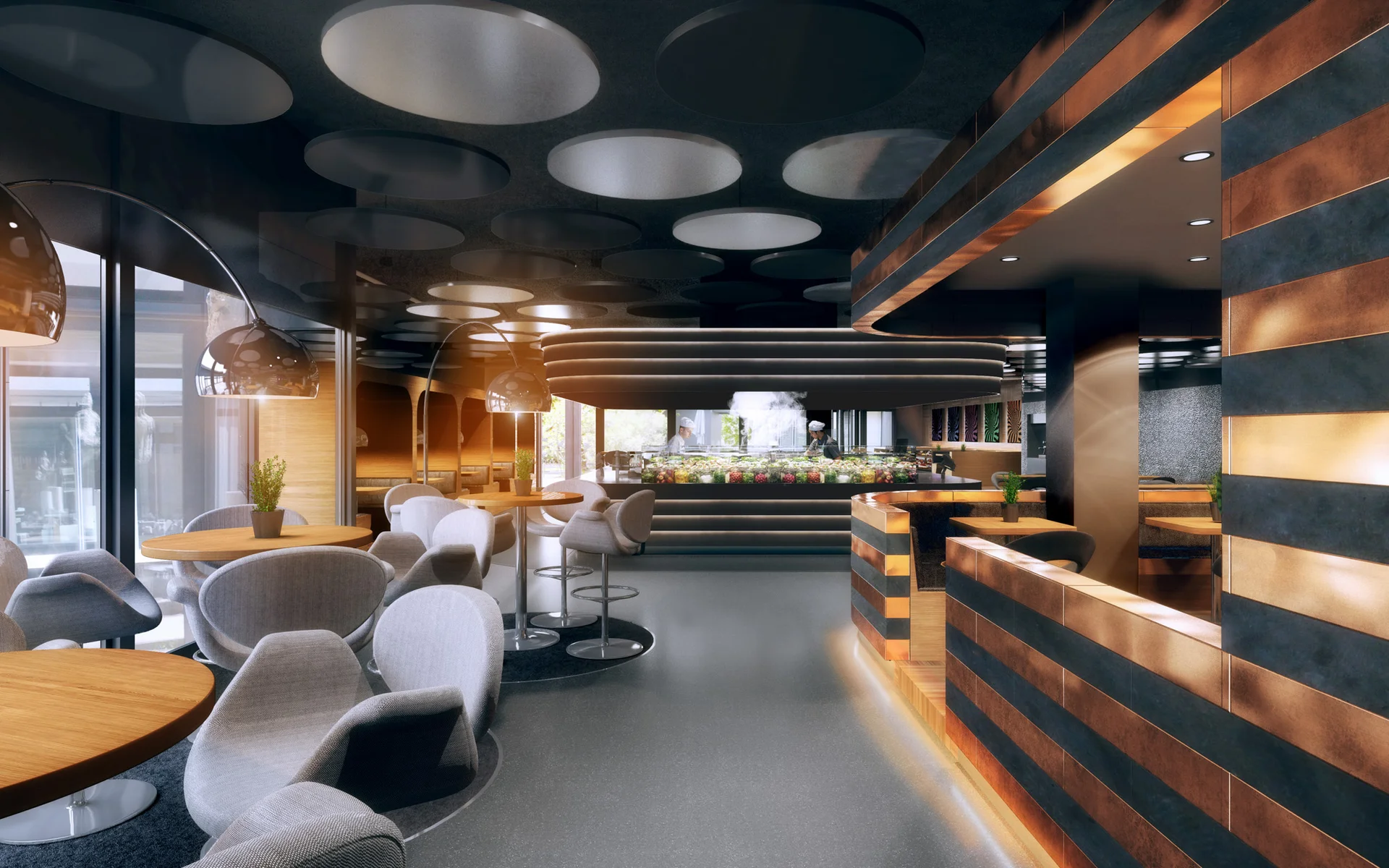 Credit Suisse canteen and event location 